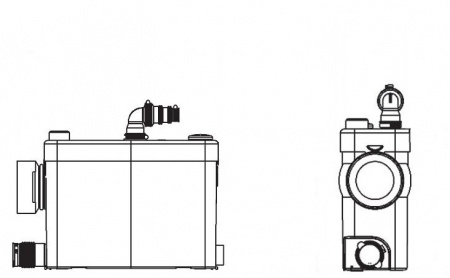 Канализационный насос SFA 400 Вт Sanipack
